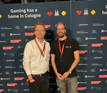 Zu Besuch bei einem Networking-Event zur Gamescom der Wirtschaftsförderung Köln